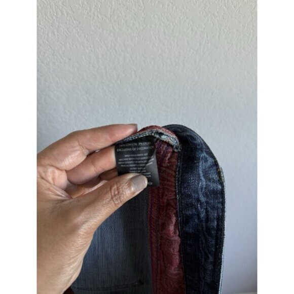 Robert Graham Classic Yates Jeans Men's Light Whiskering Distress Size 38x36 - Picture 13 of 15